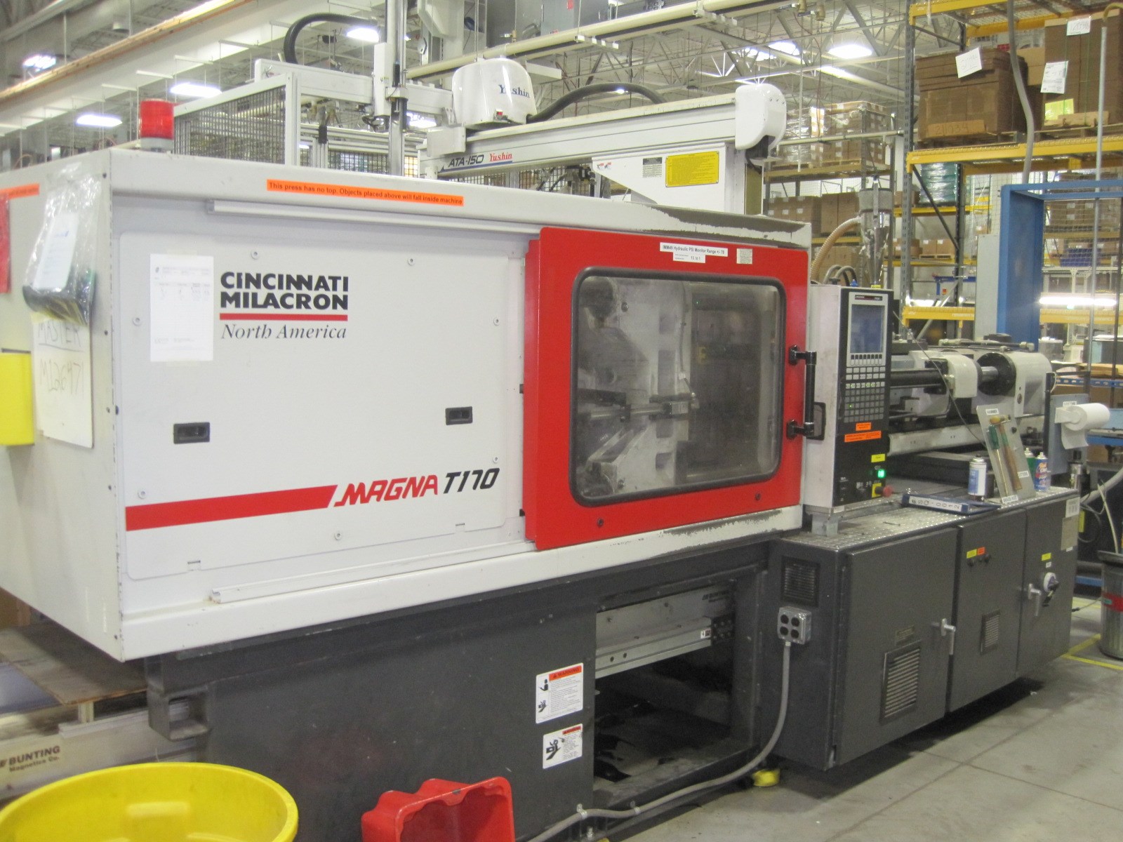 170 Ton Cincinnati Milacron Injection Molding Machine, Model MT170, 12