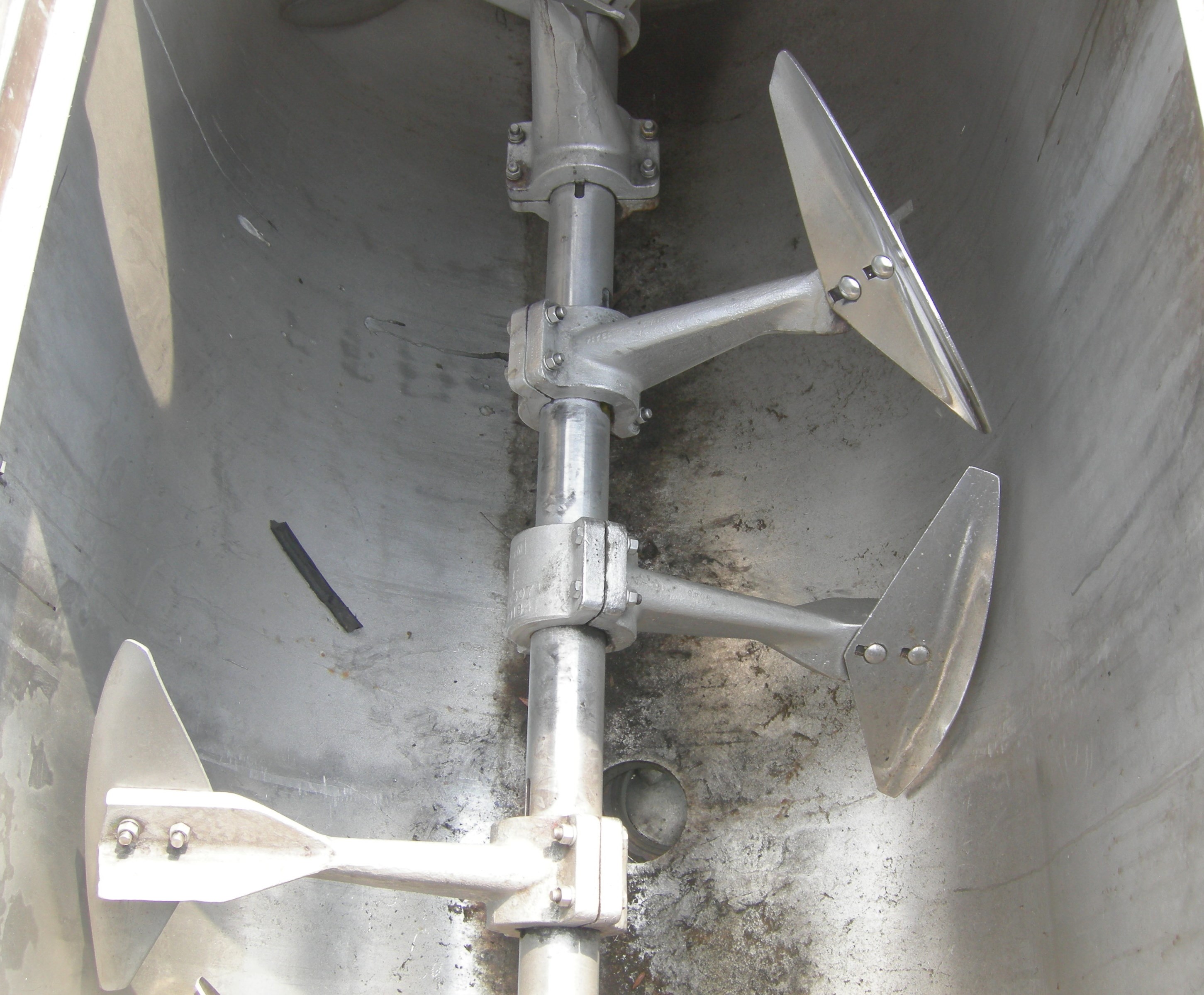 109 CU/FT Marion Paddle Blender, S/S Plastic Machinery Used Plastic