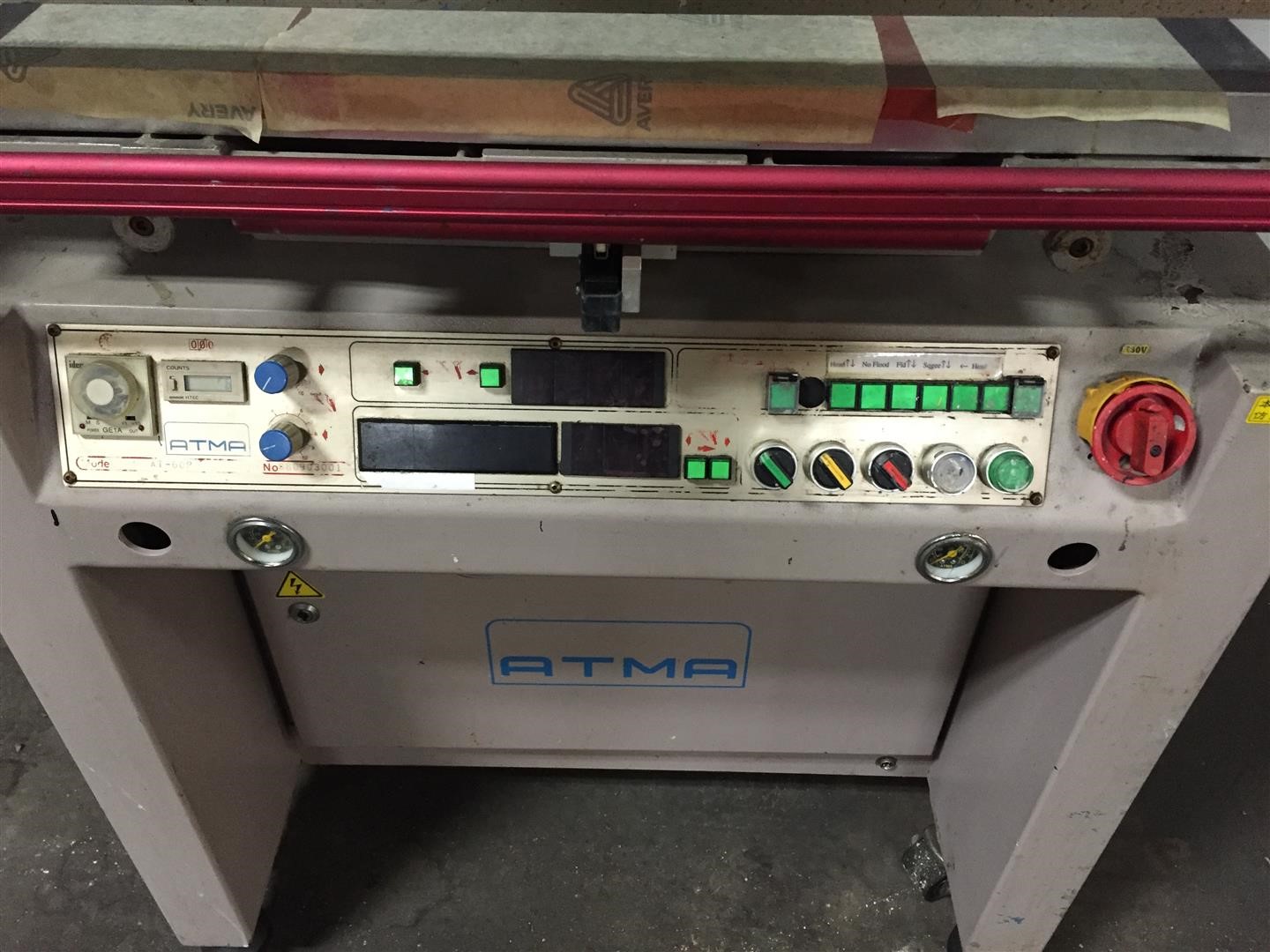 700mm x 900mm ATMA Screen Printer, Model AT60P Plastic Machinery