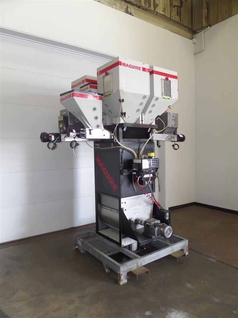 Maguire Blender Model WSB 3000, 2006 Vintage, S/N 1111326 Plastic Machinery Used Plastic